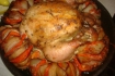 Рецепт. Запеченная курица с картошкой
