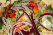 Рецепт. Овощной салат из квашеной капусты