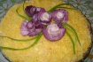 Рецепт. Салат с кукурузой и куриными сердечками