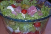 Рецепт. Салат с лососем и оливками