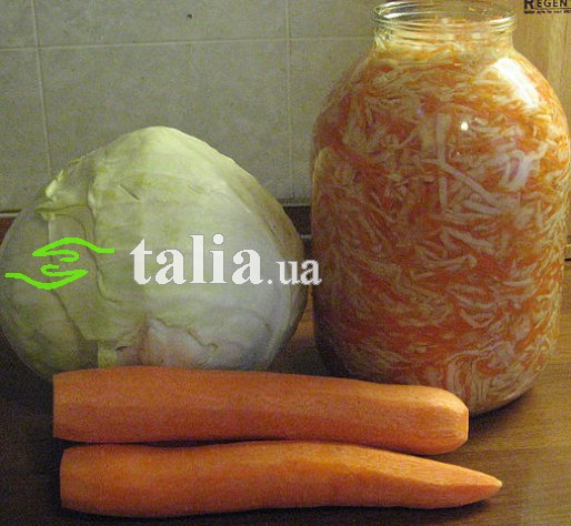 Рецепт. Засолка капусты с морковью на зиму