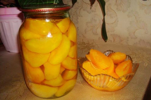 Рецепт. Консервирование персиков. Персики консервированные в нежном сиропе