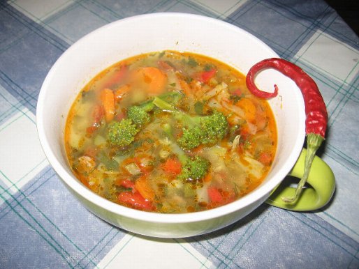 Рецепт. Диетический суп для похудения