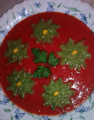 Рецепт. Красный суп