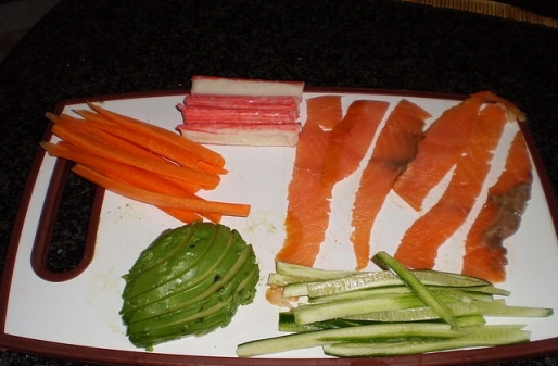 Рецепт. Начинка для суши в домашних условиях